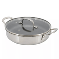 Load image into Gallery viewer, Better Chef 10-Inch 3-Ply Stainless Steel Nonstick Deep Fry Pan with