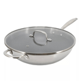 Load image into Gallery viewer, Better Chef 12.5-Inch 3-Ply Stainless Steel Nonstick Wok with Lid