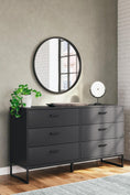 Load image into Gallery viewer, Socalle Modern 6-Drawer Dresser Black With Safety Stop
