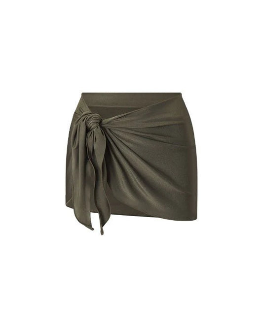 Green Shiny Sorrento Sarong